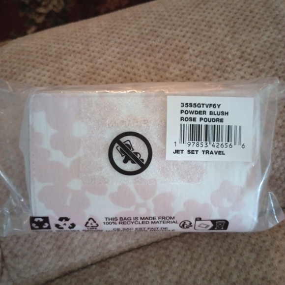 Michael Kors Pink Powder Blush Floral Women's Wallet - Picture 4 of 4